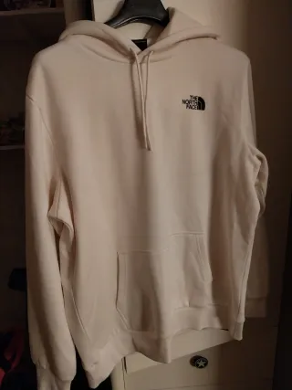 Felpa The North Face color crema/panna