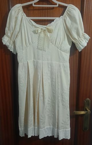 Vestido Lolita Beige Floral