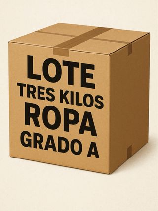 Lote 3 kg Ropa Grado A JOTA
