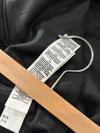 Falda Zara Lana Gris Talla 36