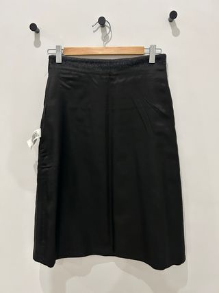 Falda Zara Lana Gris Talla 36