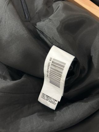 Falda Zara Lana Gris Talla 36