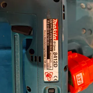 Taladro Makita con baterias