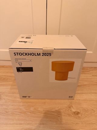 Lámpara IKEA Stockholm Tela Amarilla