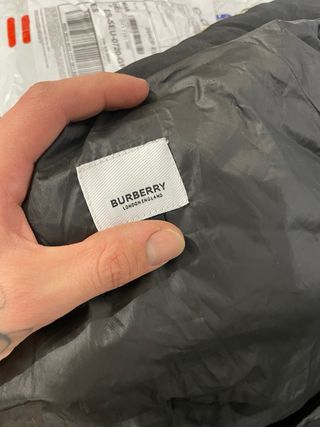 Chaqueta Burberry Cuadros Beige Multicolor