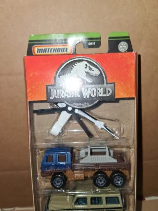 Pack 5 Coches Matchbox Jurassic World