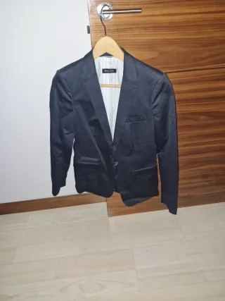 Chaqueta americana Massimo Dutti azul Talla XS