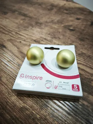 Pomos/Tiradores dorados para armarios y cajones