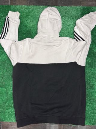 Sudadera Adidas Blanca y Negra