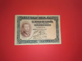 Billete 25 pesetas Banco de España 1926