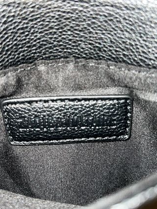 Bolsa Zadig & Voltaire preta com detalhes dourados