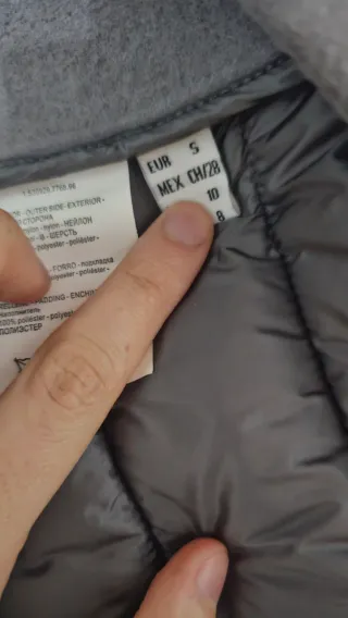 Abrigo Roberto Verino Gris