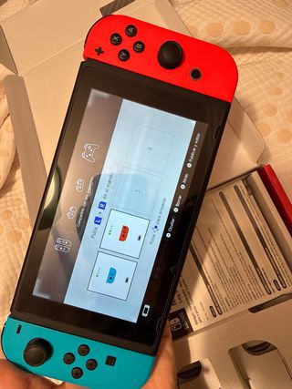 Nintendo Switch con juego Zelda Echoes of Wisdom.