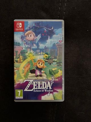 Nintendo Switch con juego Zelda Echoes of Wisdom.
