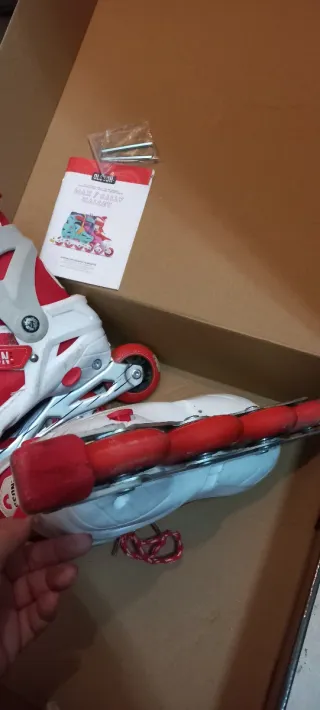 Patines en línea Olsson Rojos y Blancos  36 a 39