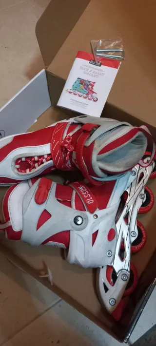 Patines en línea Olsson Rojos y Blancos  36 a 39