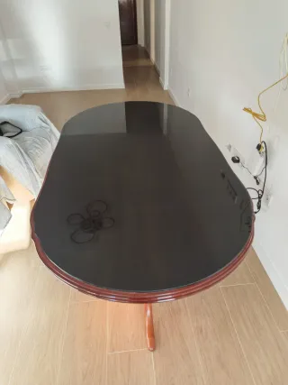 Mesa de comedor madera extensible