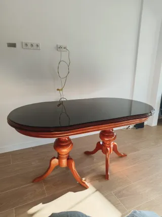 Mesa de comedor madera extensible