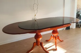 Mesa de comedor madera extensible