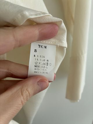 Blusa TCN Beige Volantes