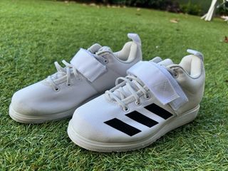 Zapatillas Adidas Halterofilia Blancas