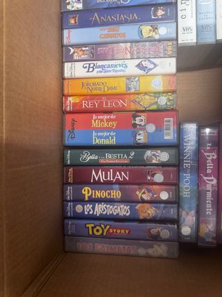 Lote Películas VHS Disney Clásicos