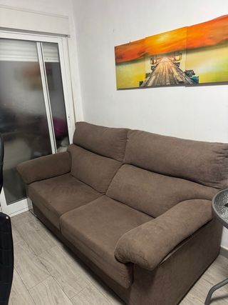 Sofá de 2 plazas marrón URGE VENTA