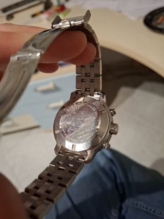 Orologio Tissot Cronografo Argento Bianco