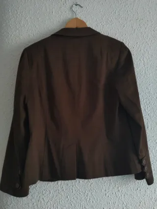 Chaqueta corta vintage marrón