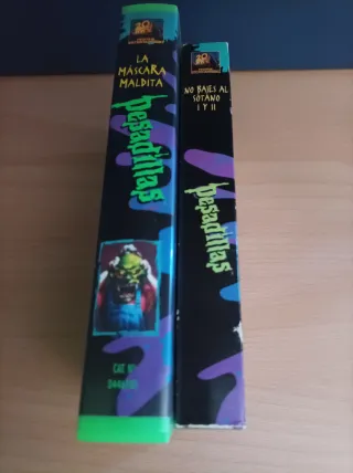 Lote 2 VHS Pesadillas (Goosebumps) Español