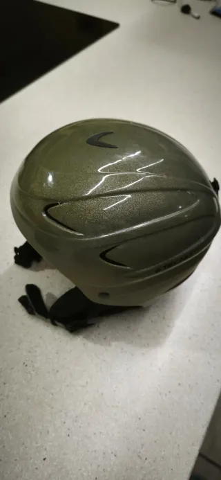 Casco Esquí Infantil Verde
