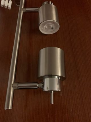 Lámpara de techo 4 focos metal