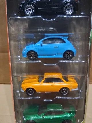 Pack 5 Coches Matchbox Italian Roads