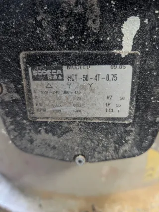 Turbina cabina pintura industrial