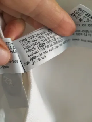 Chaqueta blanca de lino