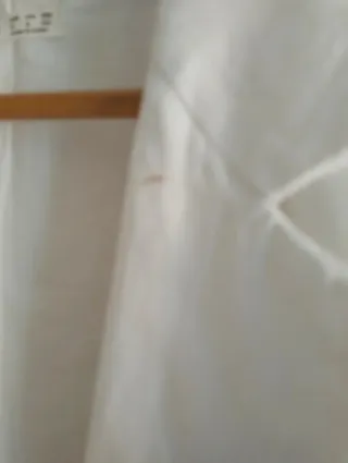 Chaqueta blanca de lino