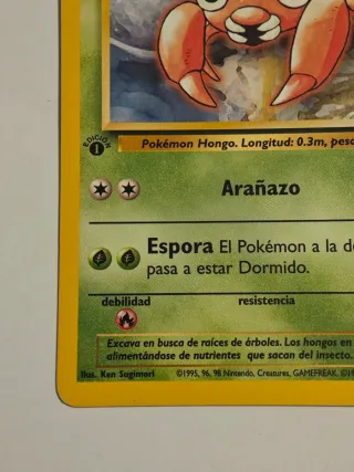 Carta Pokémon TCG Paras 59/64