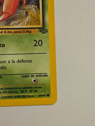 Carta Pokémon TCG Paras 59/64