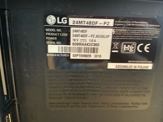 Televisor LG 24 Negro