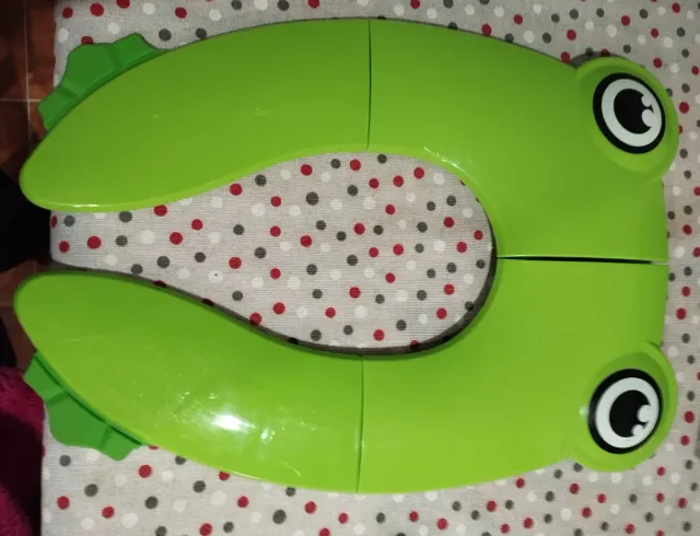 Adaptador Baño Plegable Rana Verde