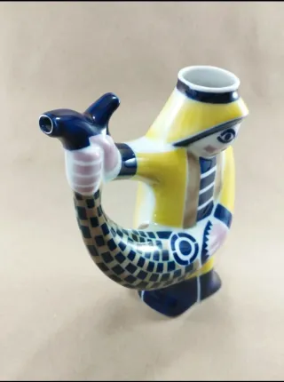 Botijo Sargadelos Pescador Porcelana