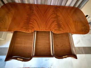 Mesa consola antigua abatible