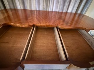 Mesa consola antigua abatible