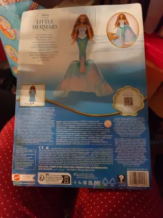 Muñeca Ariel Disney La Sirenita Transformable