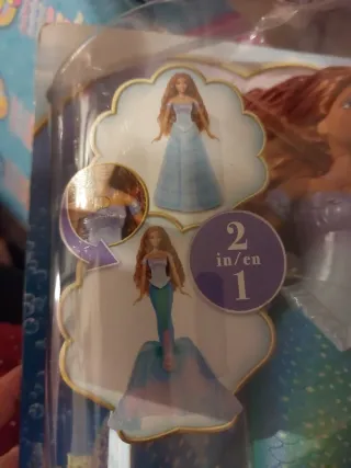 Muñeca Ariel Disney La Sirenita Transformable