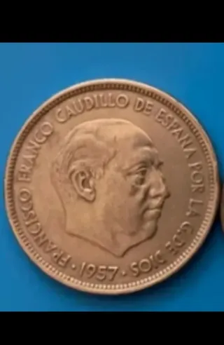 Colección de 4 monedas antiguas españolas