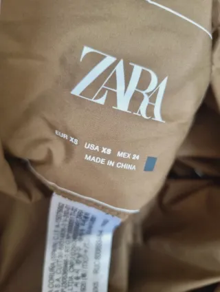 Chaleco reversible Zara negro multicolor