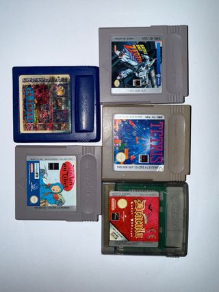 Nintendo Game Boy Cartuchos Tetris, Tintin, etc.