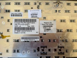 Teclado HP Compaq 409911-161 Español