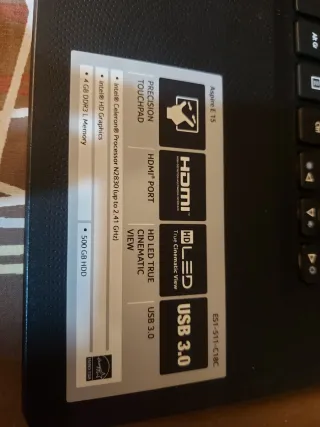 Ordenador portátil Acer